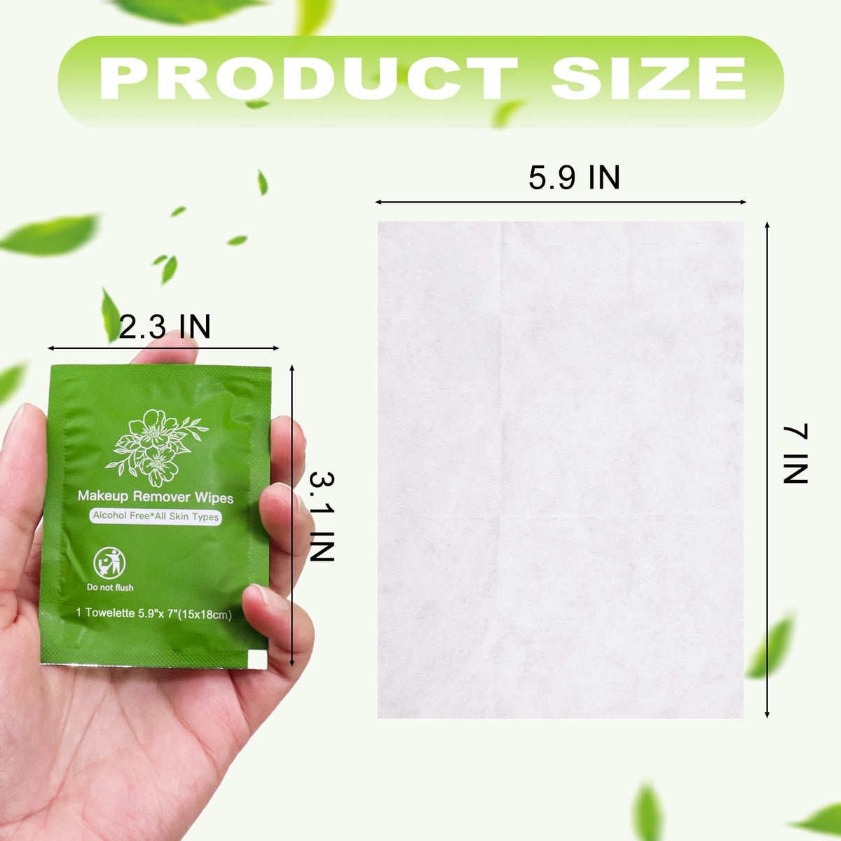 200 Makeup Remover Wipes Bulk Individually Wrapped Travel Makeup Wipes
