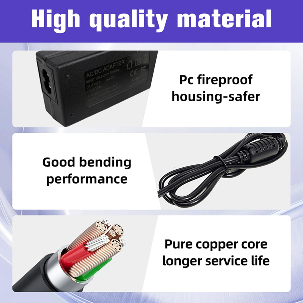 12V Adapter Charger for Roland PSB-5U for FP-10 Digital Piano Power Supply