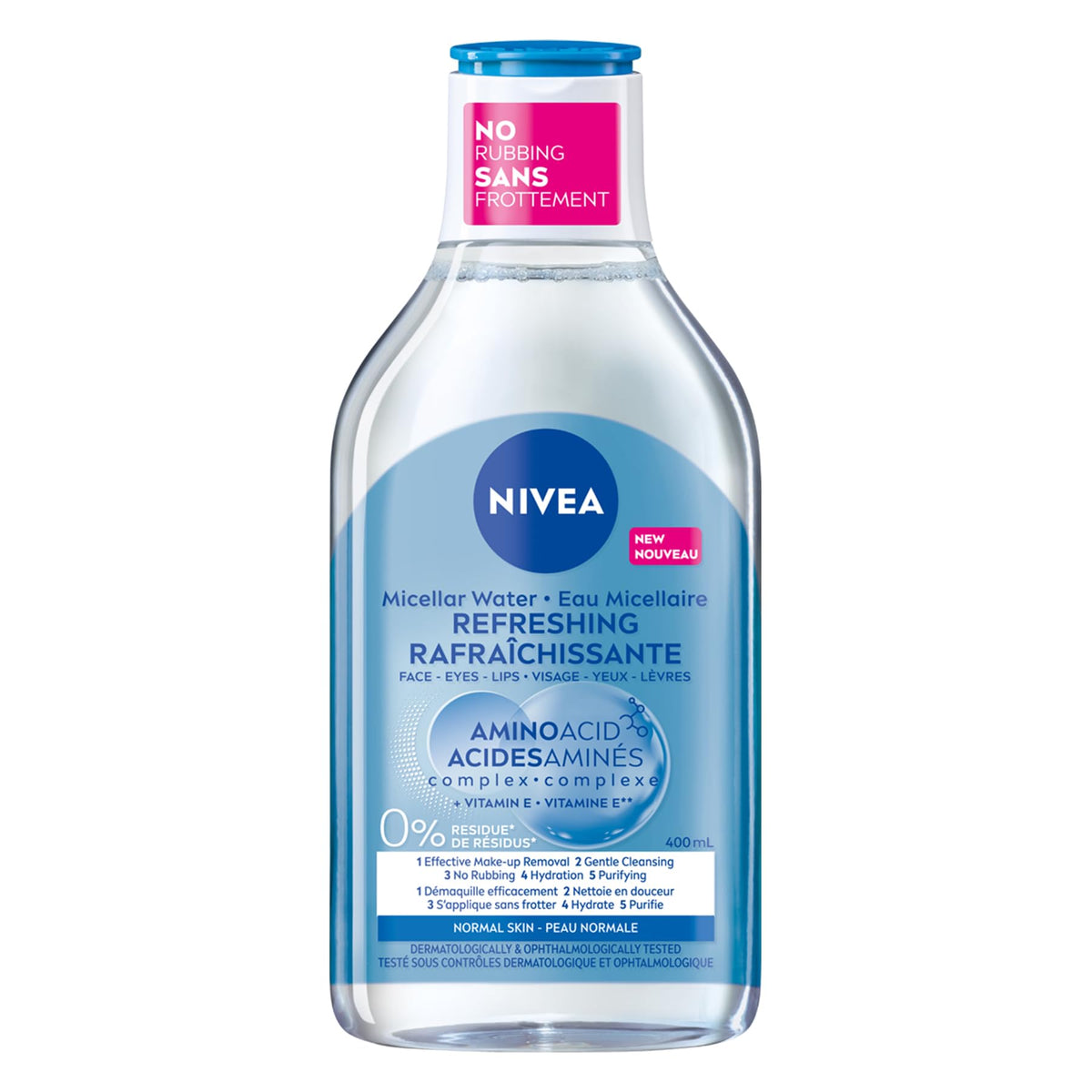 Nivea MicellAIR Micellar Water For Normal Skin Make-Up Remover, 400 ml