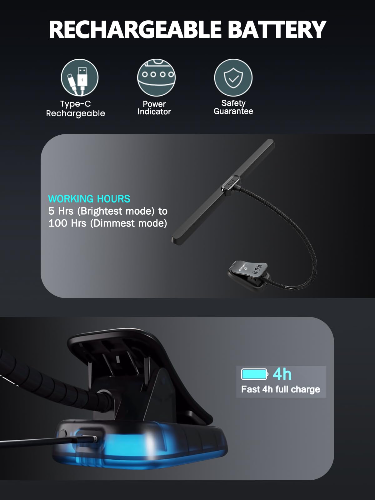 Vekkia Rechargeable 88 LED Music Light