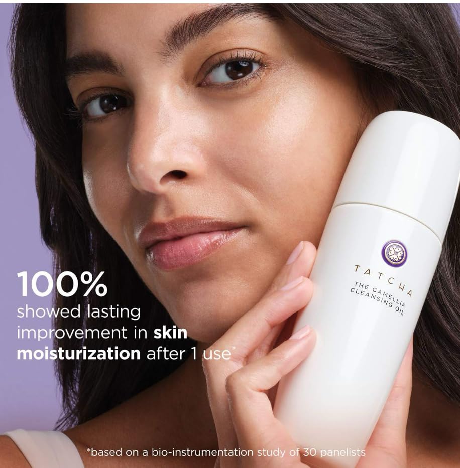 TATCHA The Camellia Cleansing Oil, 2-in-1 Makeup Remover & Face Wash