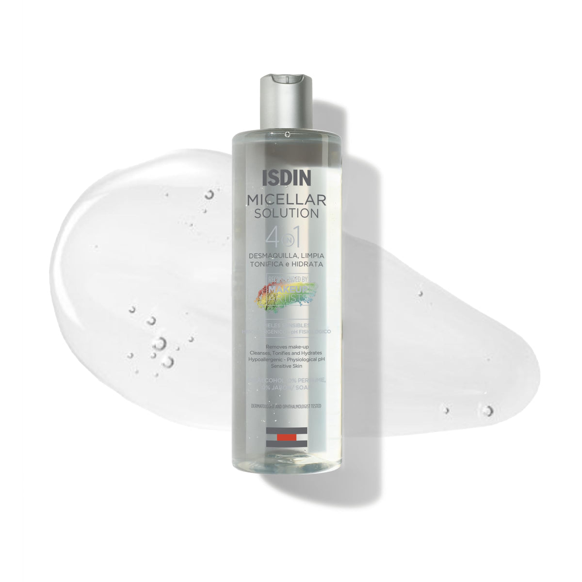 ISDIN 4-in-1 Micellar Water, Makeup Remover for Sensitive Skin, 13.5 fl oz