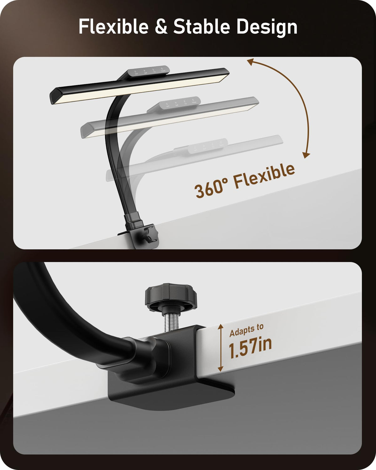 Glendan Adjustable LED Piano Music Light