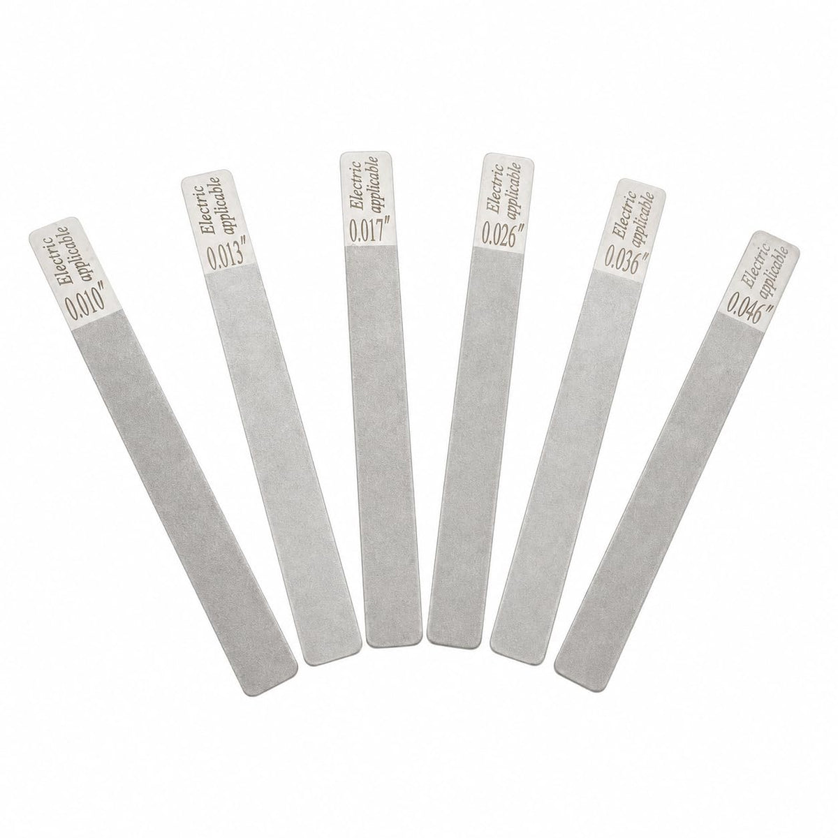 6Pcs Guitar Nut Files Fret Crowning Slot Filing Tool Kit for Acoustic Guitar Electric Guitar Bass Ukulele, Stainless Steel Luthier Repair Tool Set (for electric 10-46)