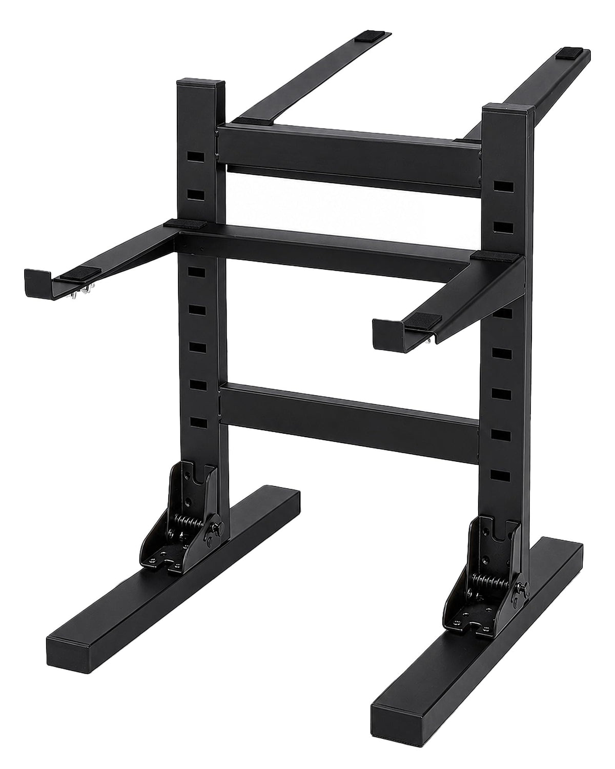 HULISEN DJ Laptop Stand, Dual Tier Foldable Stand for Laptop & Controller