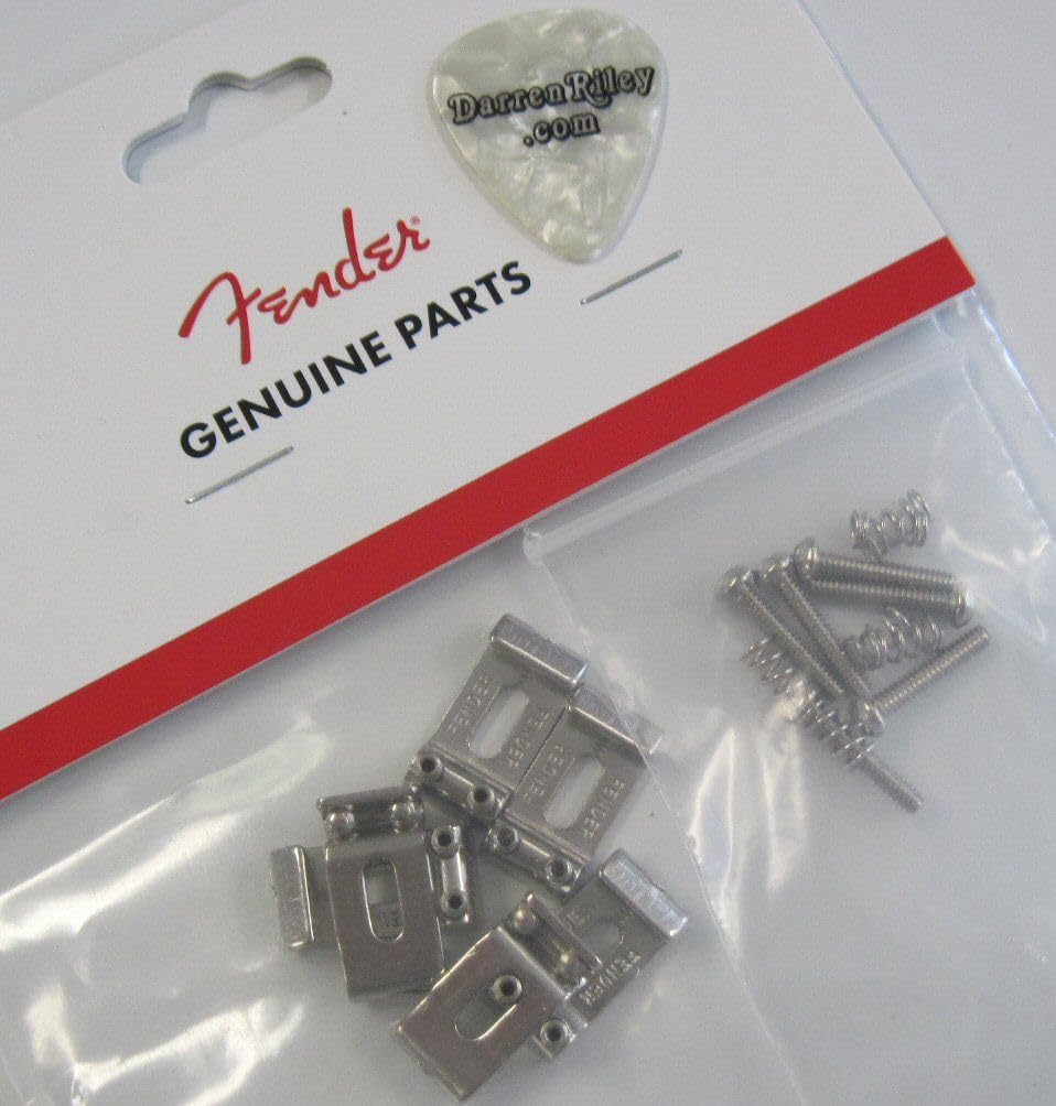 Fender American Standard 2008 Stratocaster Bridge Saddles - Steel with Nickel Finish