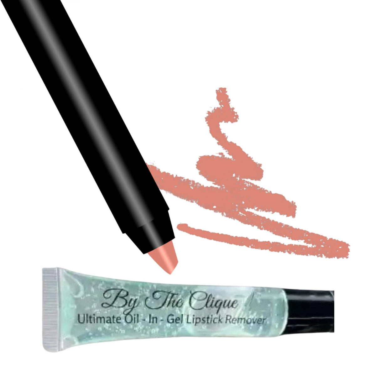 By The Clique Teddy Bear Premiump Nude Lip Liner Pencil and Hydrating Ultimate Remover Bundle