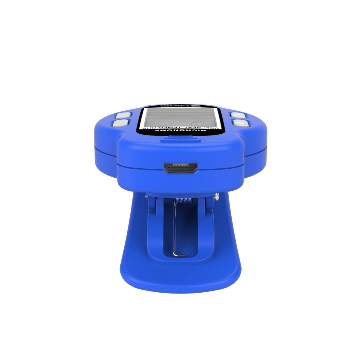 KLIQ MicroNome - Mini Rechargeable Digital Metronome - with Speaker (Digital Volume, Beat and Tempo Adjustment) Designed for use with Piano, Guitar, Saxophone, Flute, Violin, Drum (Blue)