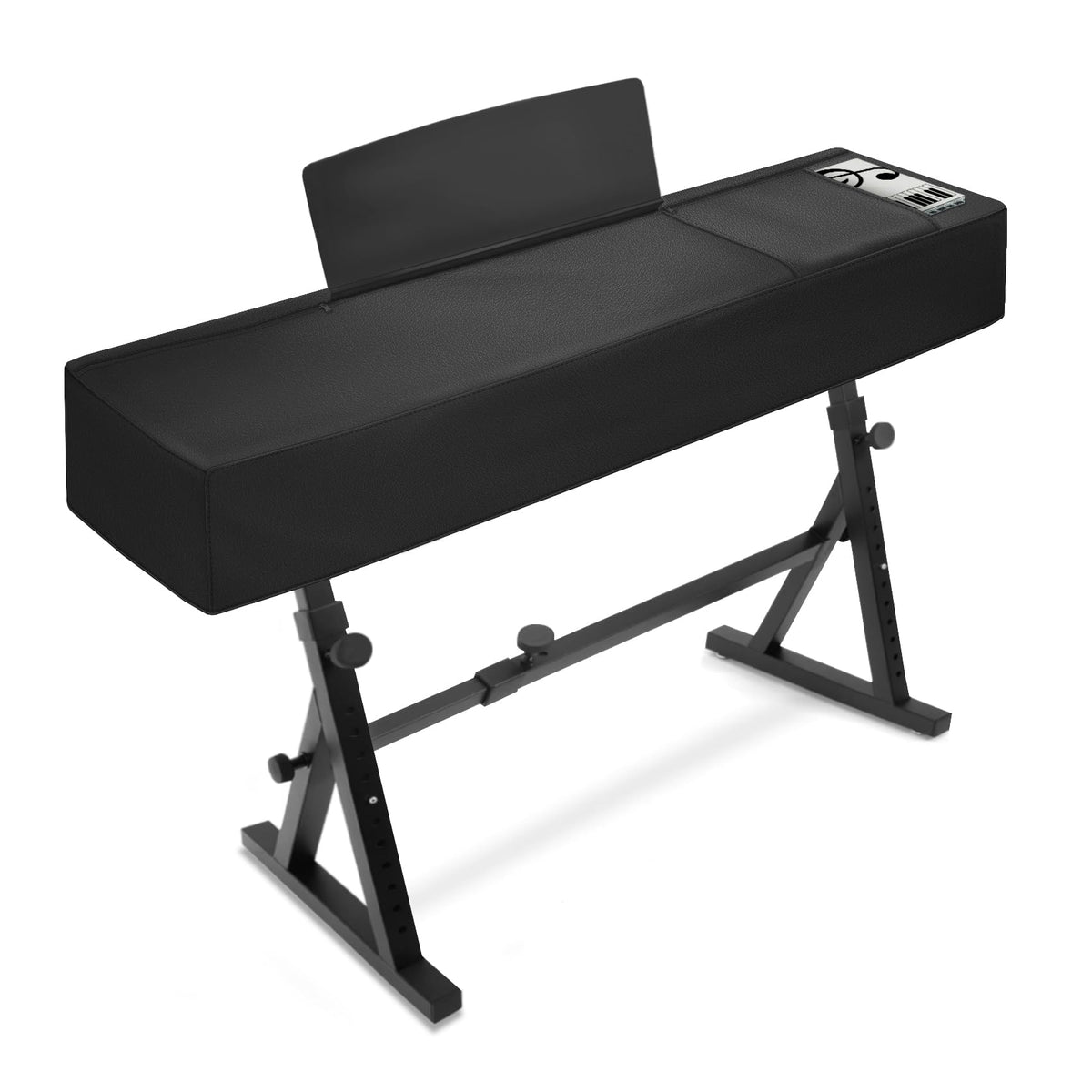 Explore Land 88 Keys Digital Piano Dust Cover, 53.5"Lx12.5"Wx8"H, Black