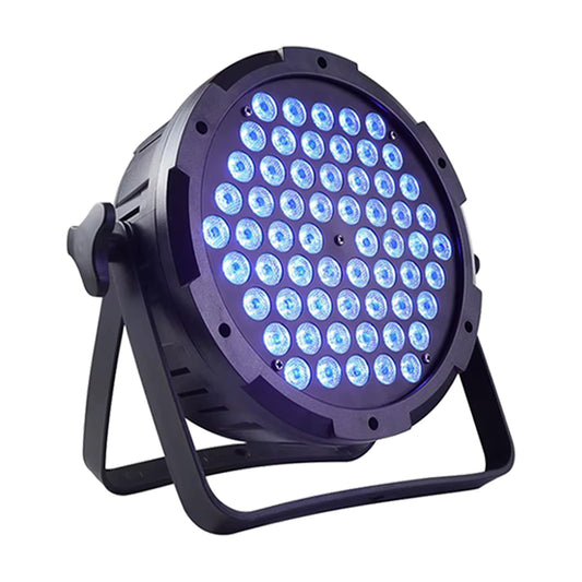 Stage Lights 60 LED DJ Par Lights 90W RGB Color Changing - Sound Activated Remote & DMX Control Uplights for Events Church Theatre Wedding Home Party Music Light Show Band Performance (1 Pack)