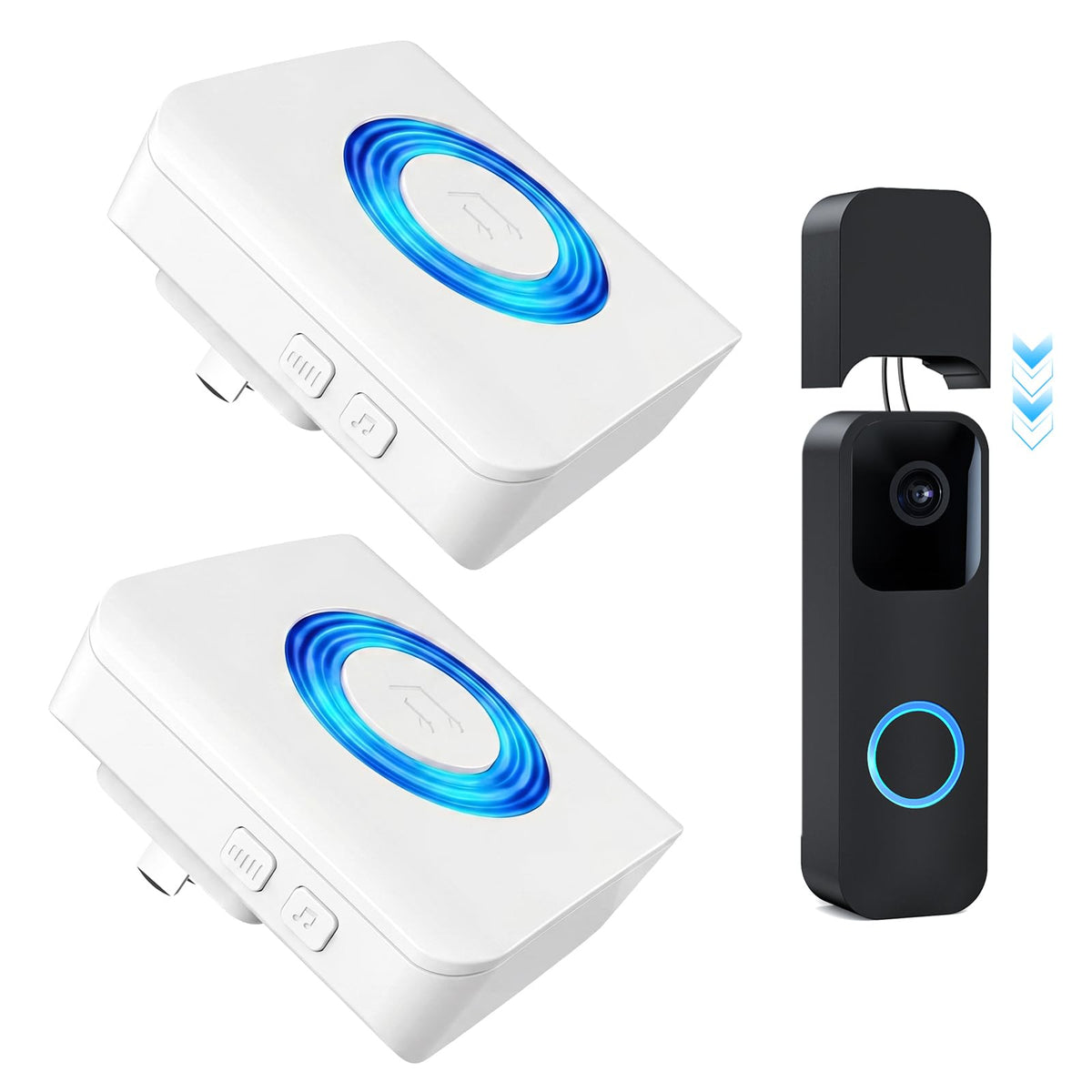 Blink Video Doorbell Chime, Wireless Indoor Doorbell Chime for 1st/2nd Gen