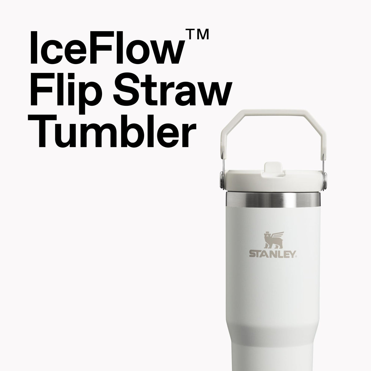 STANLEY IceFlow 2.0 Flip Straw Tumbler, 30 oz, Toast