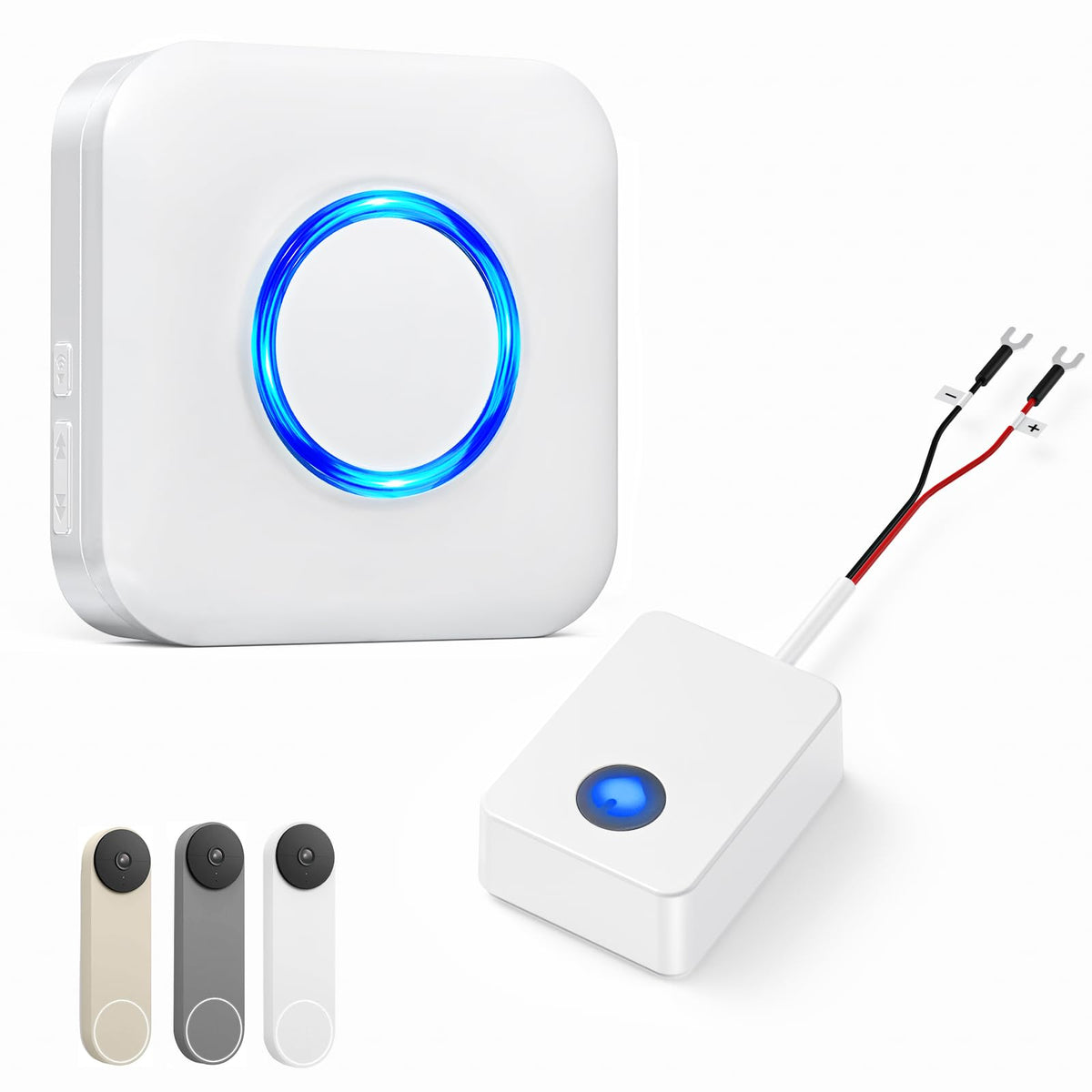 Wireless Doorbell Chime for Nest Video Doorbell (Wired 2nd&3rd Gen&Battery)