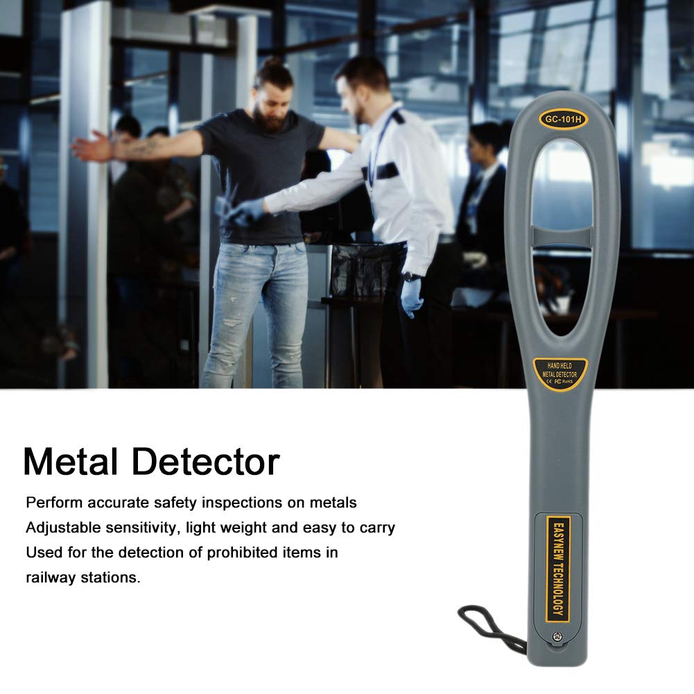 Metal Detector Professional Handheld GC‑101H Security Scanner Tool for Safety Assuring