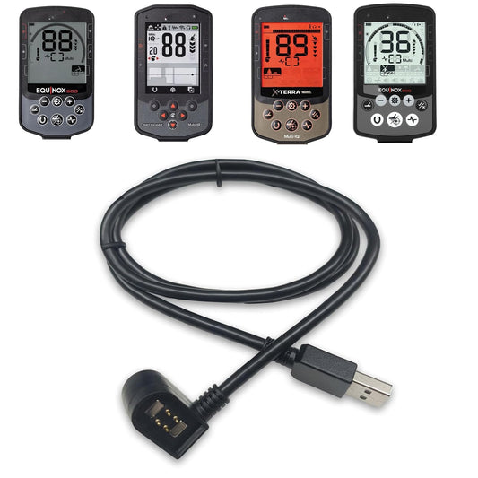 Zorvayne Magnetic Charge Cable for Minelab Manticore/Equinox 900 800 700 600 / X-Terra Elite Pro Metal Detector Repair Parts