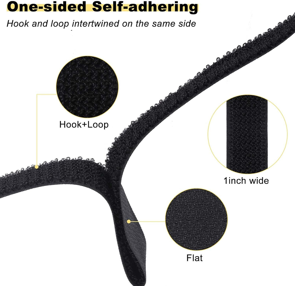 Adjustable Nylon Hook Loop Cable Straps