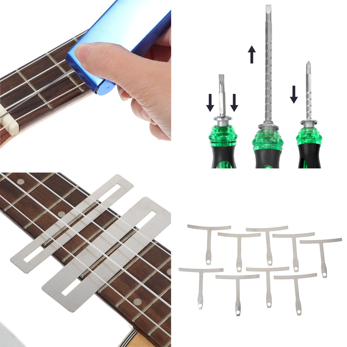 Ckhoid 28Pcs Guitar Tool Kit, Guitar Accessories, Setup Kit with Carry Bag