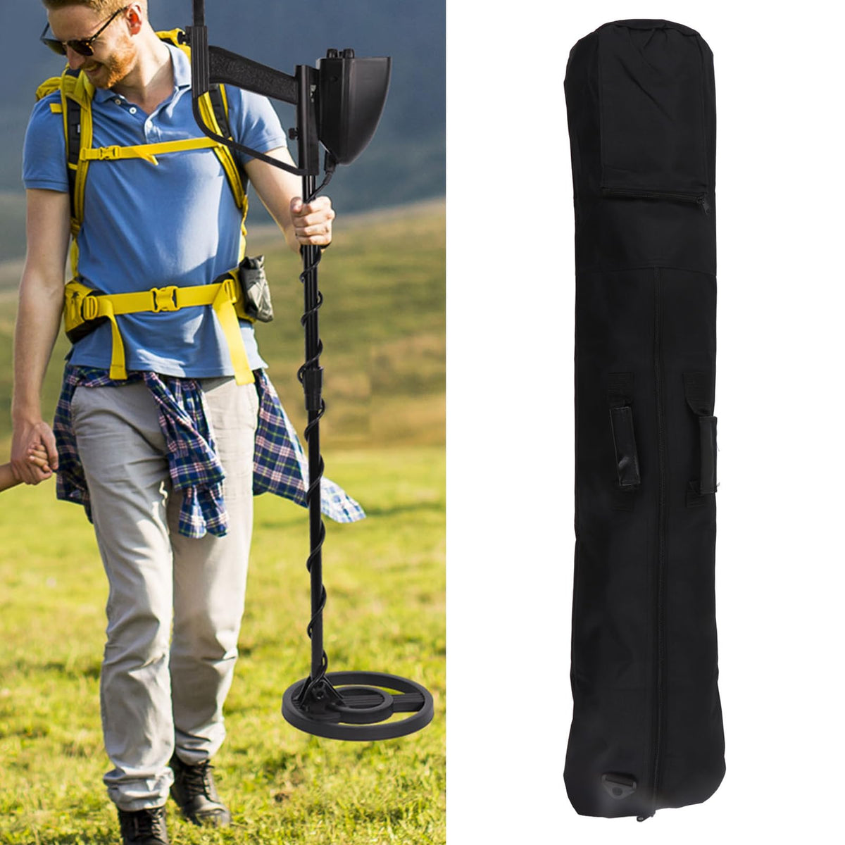 All Purpose Carry Bag for Metal Detector Portable Waterproof Nylon Storage Bag Metal Detector Bag