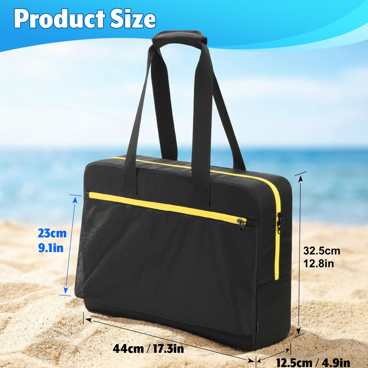 Easecos Metal Detector Carry Bag Compatible with National Geographic Starter Metal Detector Kit, Lightweight Gold Detectors Storage Bag with Mesh Pocket for Outdoor Treasure Hunting, Case Only