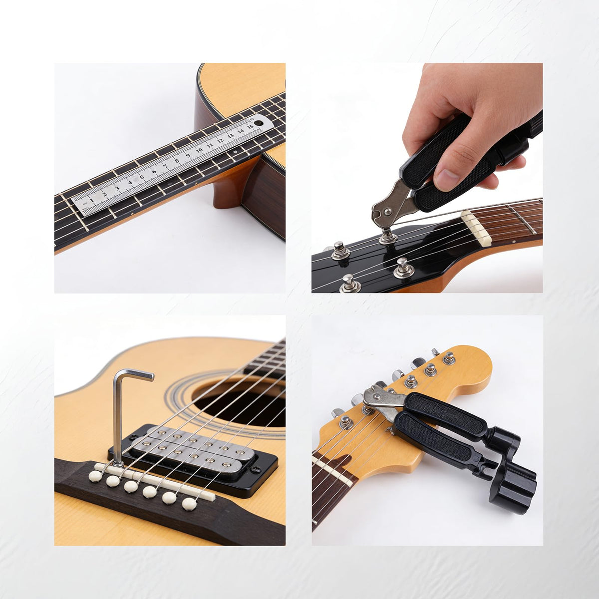 Banworks 25 Pcs Guitar Repairing Tools Setup Kit with Carry Bag