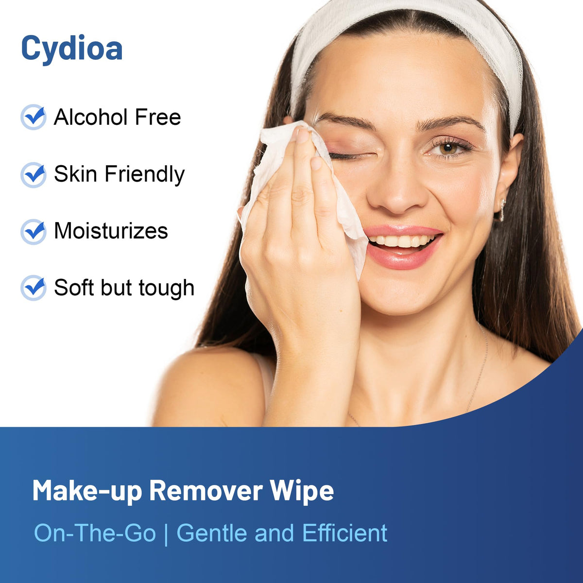 100 Makeup Remover Wipes Individually Wrapped, Travel Wet Wipes Bulk