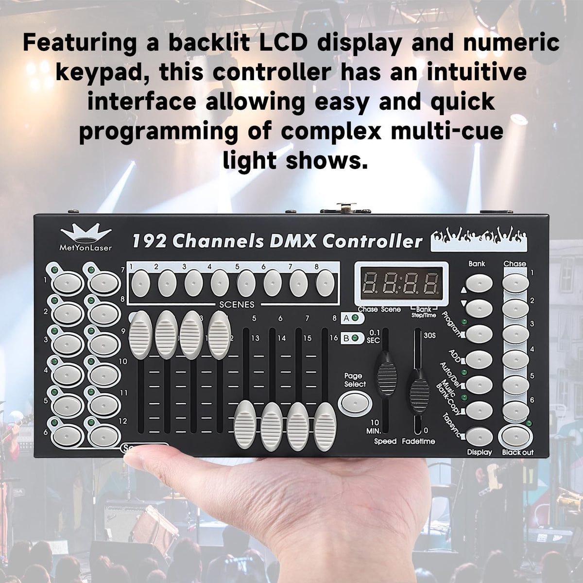 Dmx Controller Dmx Console,192CH Dmx512 Console Controller Panel Use For Editing Program of Stage Lighting Runing