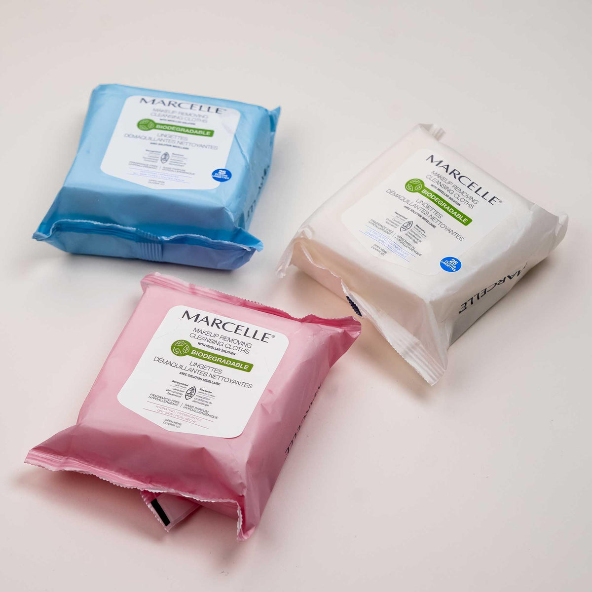 Marcelle Biodegradable and Recyclable Ultra-Gentle Makeup Cleansing Cloths