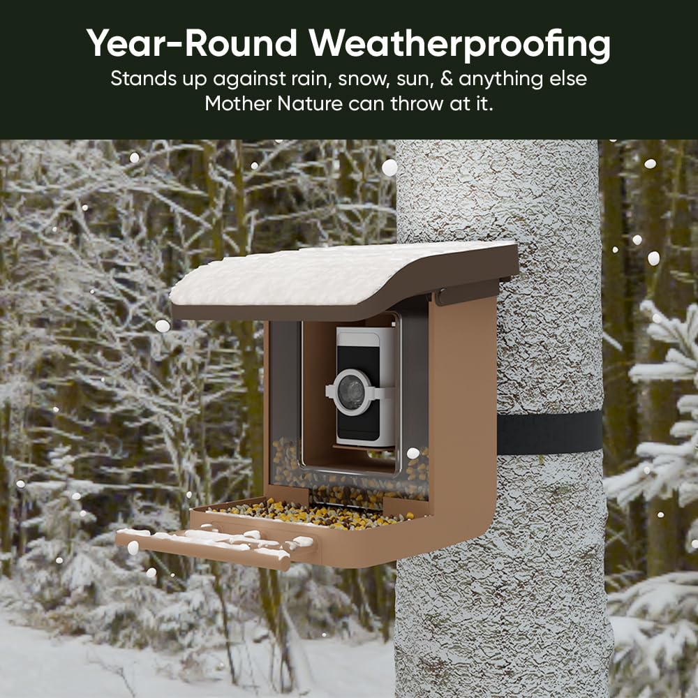 Wyze Bird Feeder Camera Case with Macro Lens (Brown)