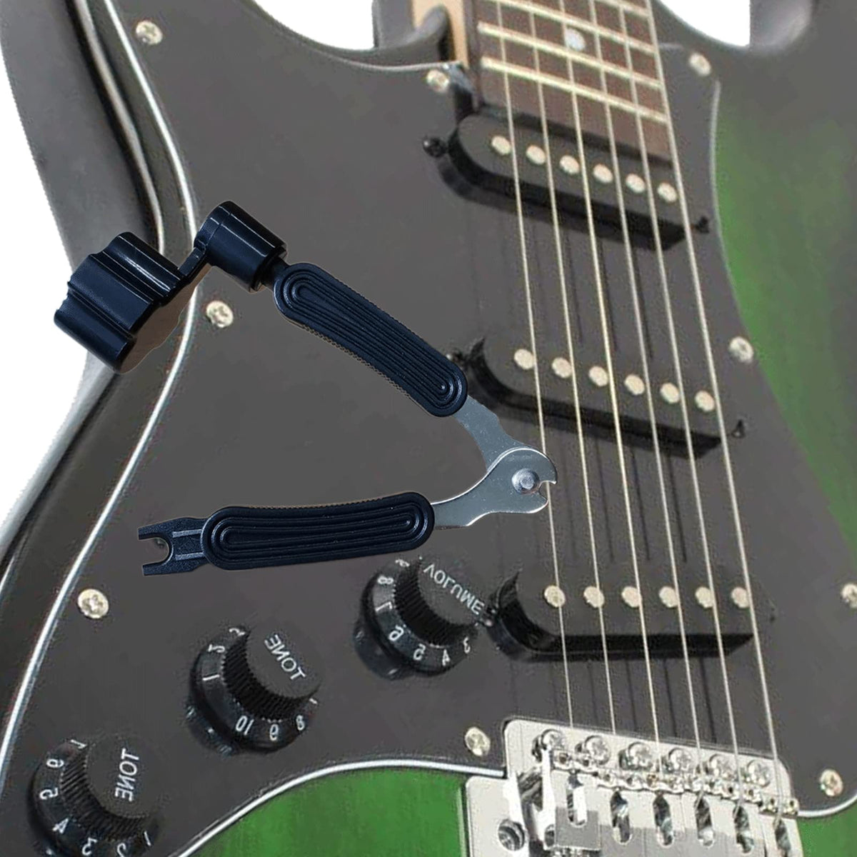 Electric Guitar Strings 3 Full Sets and Tuner, 3 in 1 Restringing Tool, Capo,Picks and Other Useful Tools