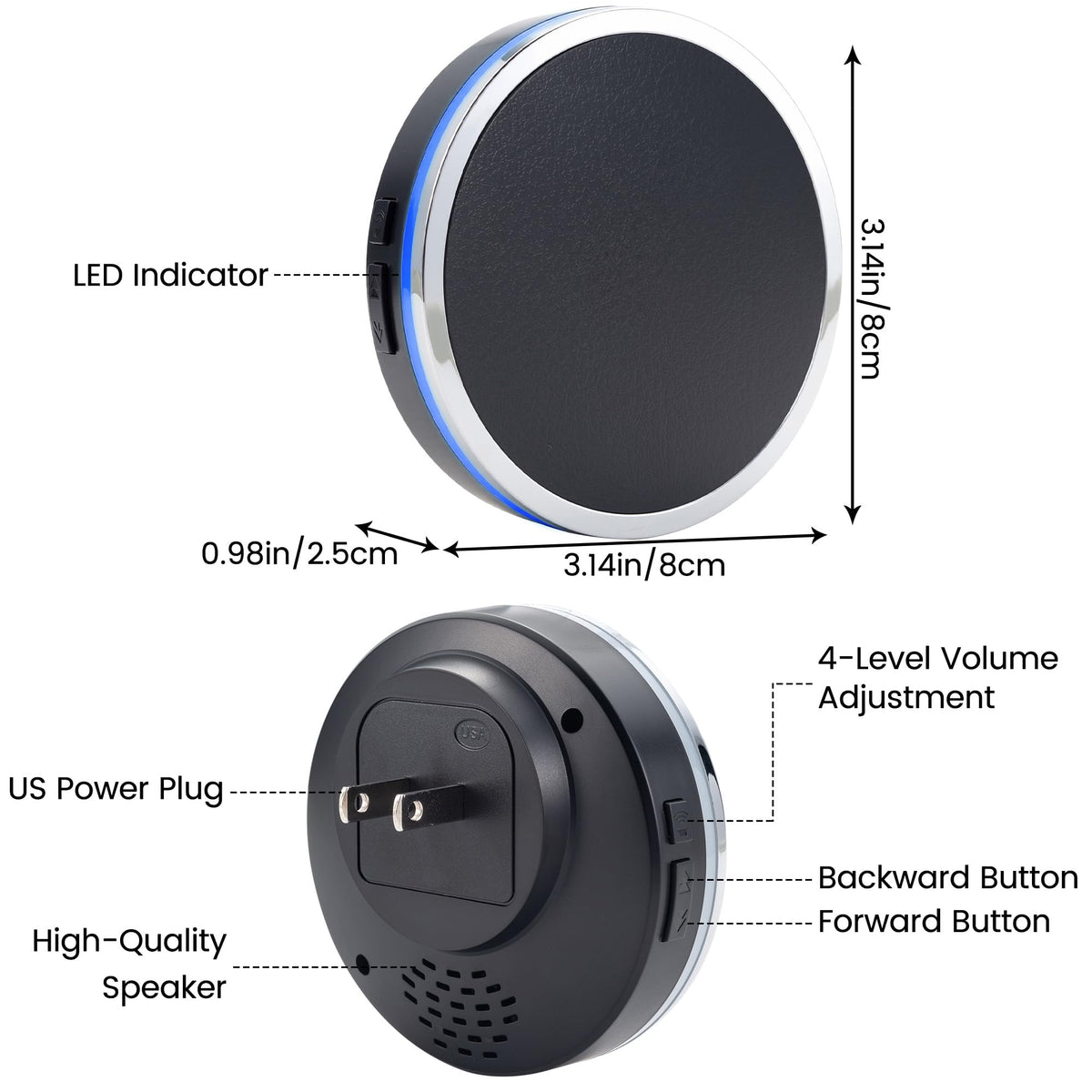 Smart Wi-Fi Wireless Doorbell Chime