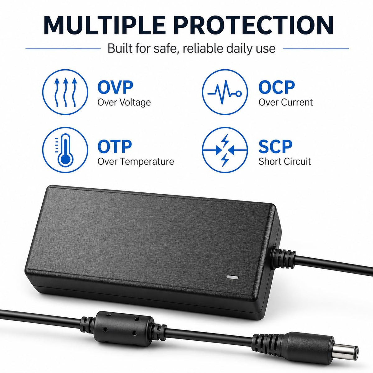 12V AC Adapter Power Supply Compatible with Pioneer DDJ-1000 DDJ-1000SRT DJ Controller, Replacement Charger Cord for DDJ 1000 SRT, DJ Controller Power Adapter