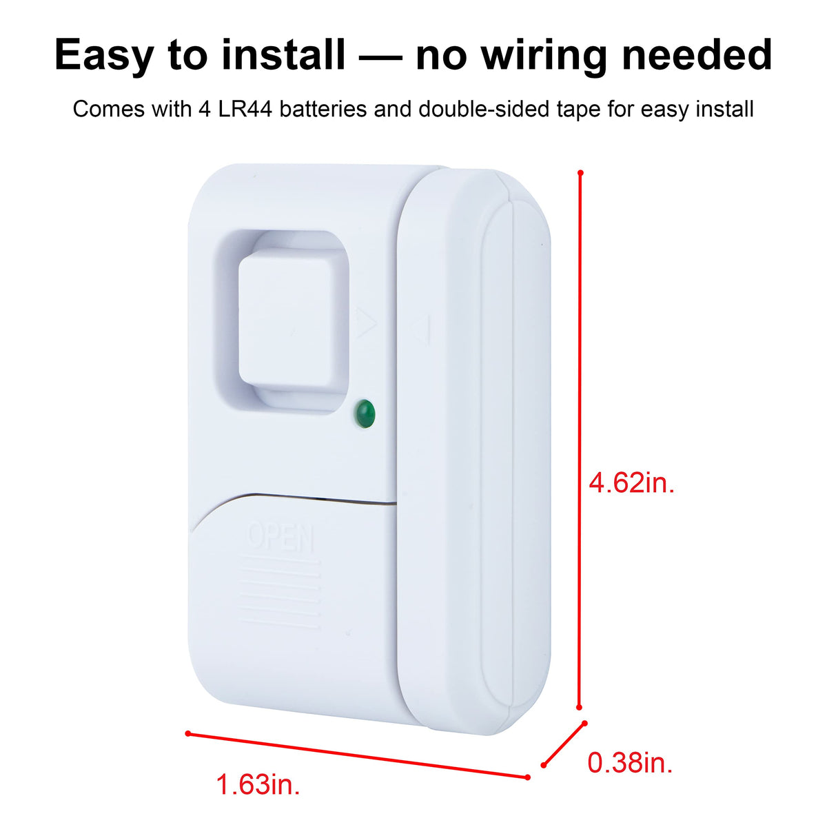UltraPro Personal Security Window and Door Alarm, 6 Pack, Wireless Chime