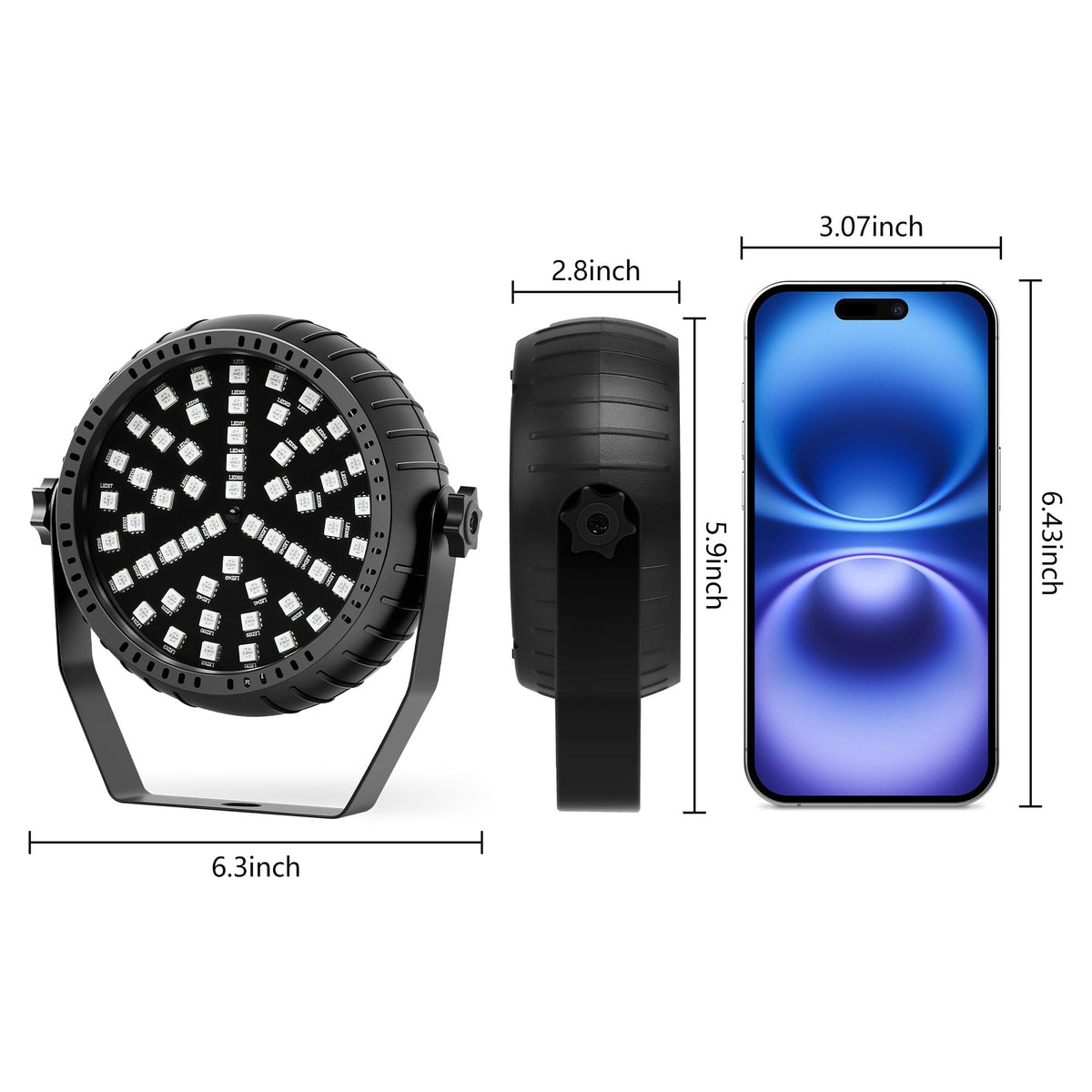 ClypsoReign Strobe Lights Halloween, Mini Strobe Light for Parties 2Pack
