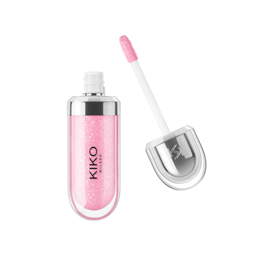 Kiko Milano 3D Hydra Lip Gloss, Hydrating Lip Gloss, 05 Pearly Pink