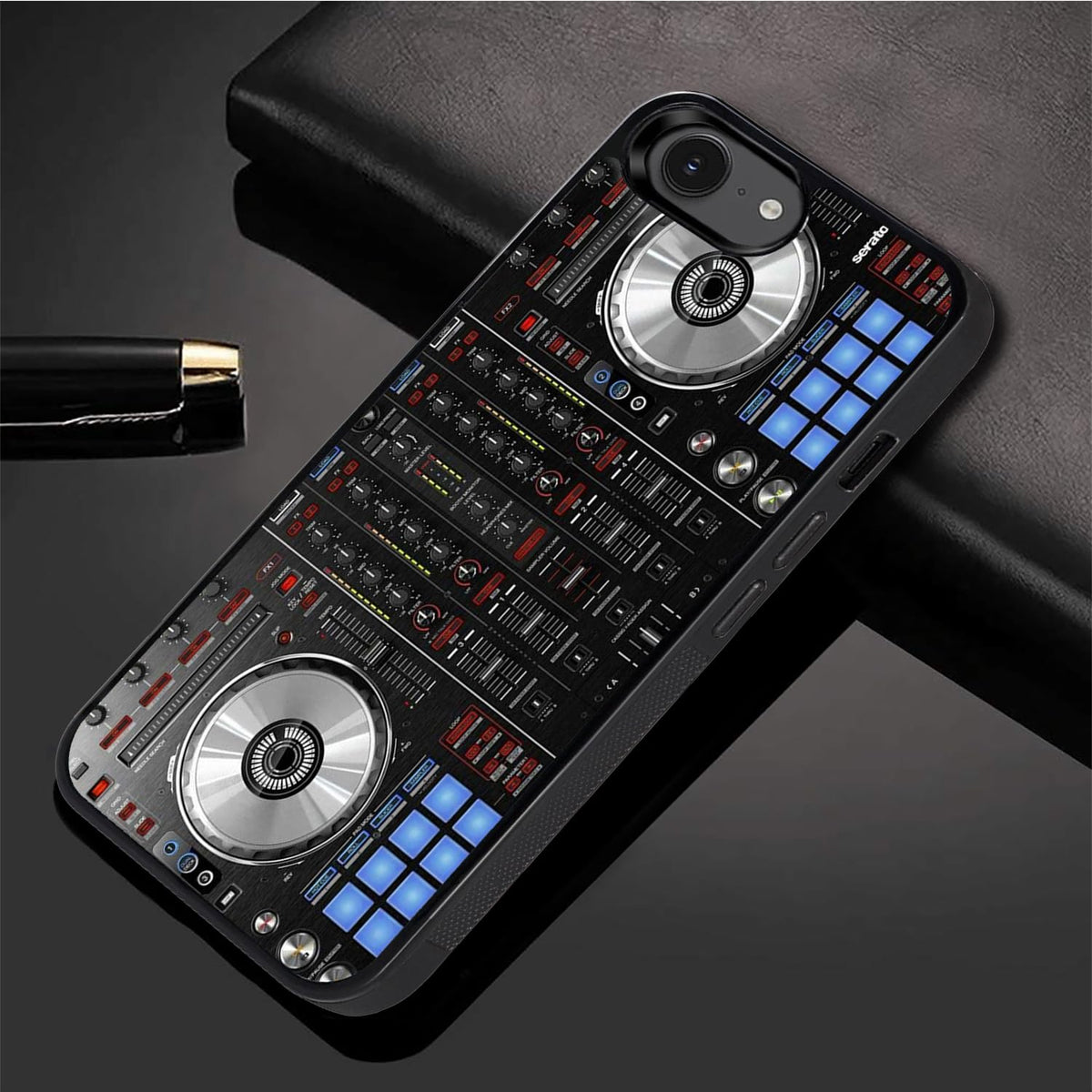 BWOOLL Designed for iPhone 17e Case & iPhone 16e Case, Slim Anti-Scratch Shockproof Drop Rubber Protective Phone Cover for Apple iPhone 17e & iPhone 16e 6.1", DJ Mixer Deck Controller