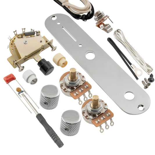 Musiclily Pro Electric Guitar DIY Wiring Kit Upgrade for American TL Chrome