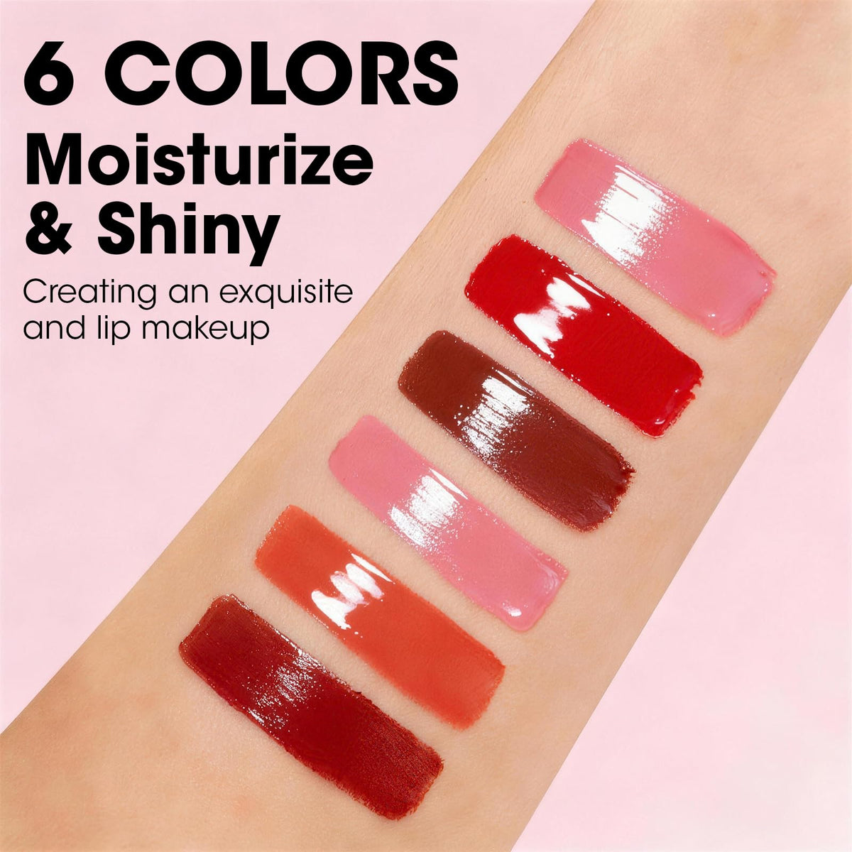 AZEN 30 Pack Lip Gloss Bulk Set, Shimmery Lip Gloss for Women and Girls With Rich Varied Colors