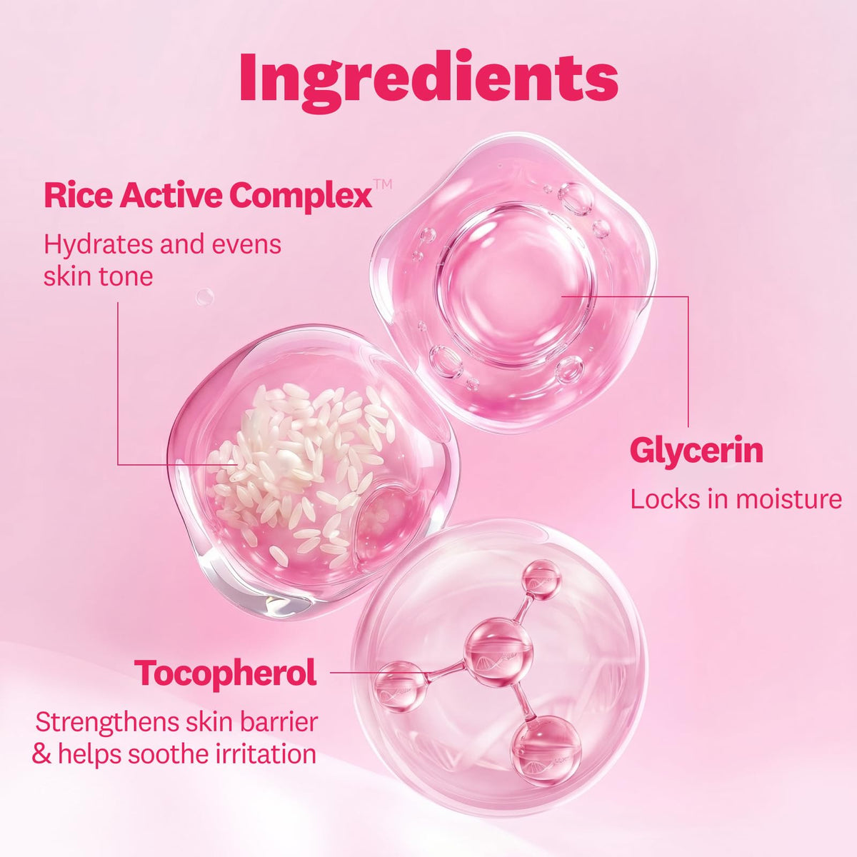 The Face Shop Rice Water Bright Lip & Eye Makeup Remover, Gentle for Sensitive Eyes, Makeup Remover for Eye Makeup & Lipstick, Hydrating, with Rice Active Complex™, 3.7 fl. oz.