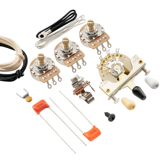 Musiclily Pro Electric Guitar Auto-Split DIY Wiring Kit Upgrade Nickel Jack