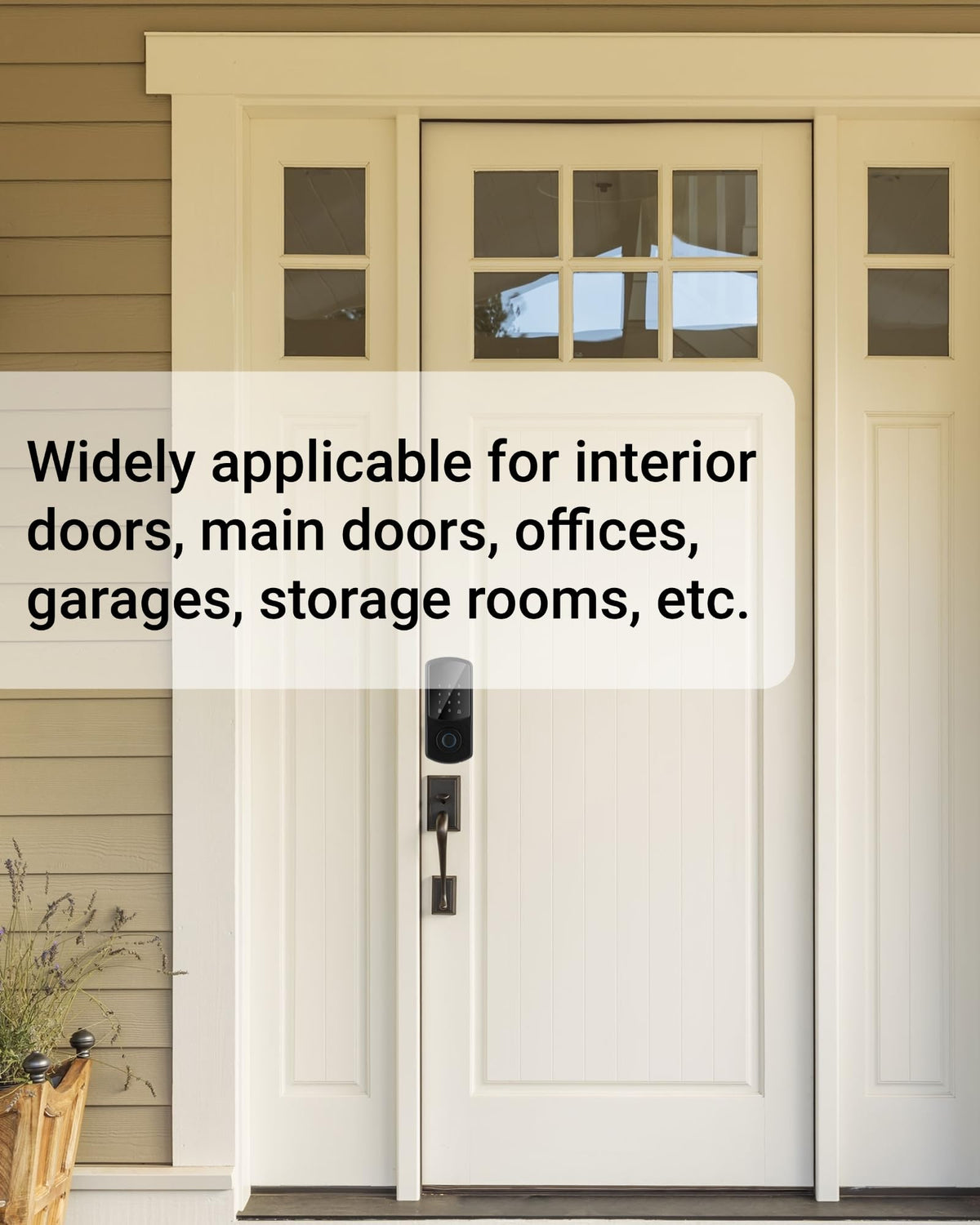Keyless Touchscreen Deadbolt, 4-in-1 Access (Touchscreen)