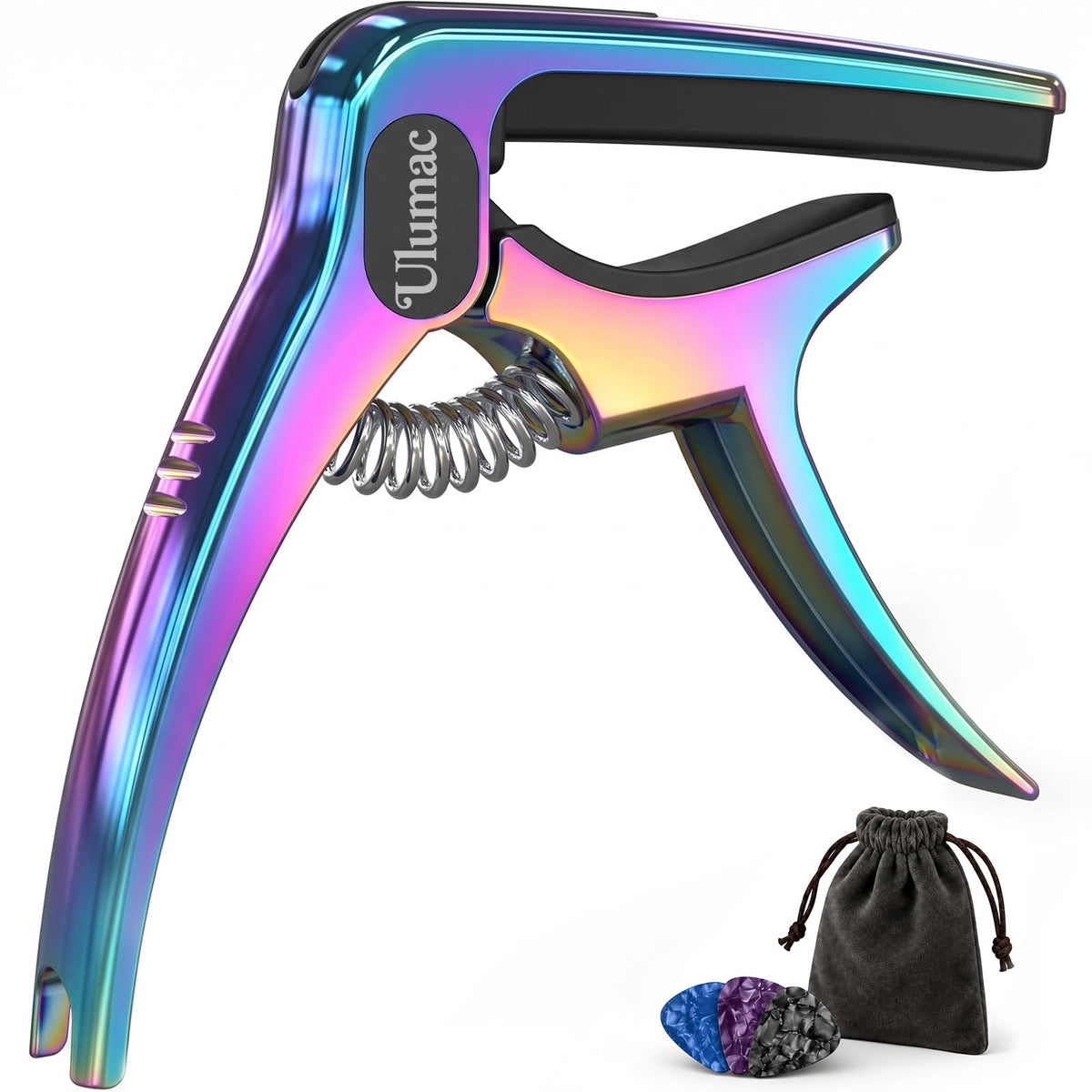Rainbow Guitar Capo for Acoustic & Electric Guitar, Gift for Guitar Player