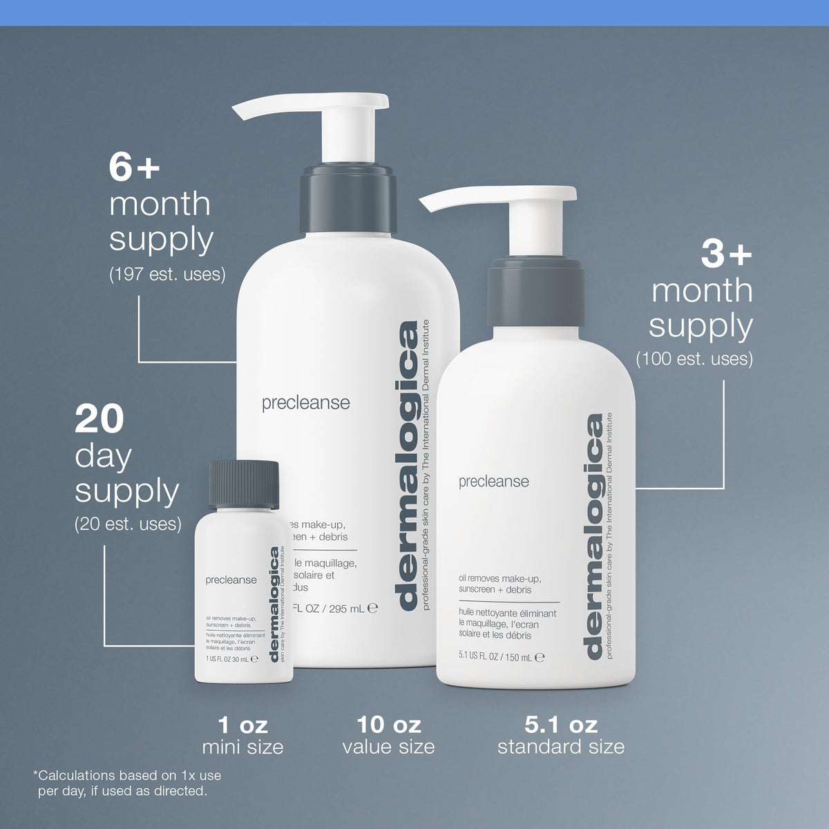 Dermalogica Precleanse Oil Cleanser, Makeup Remover, Travel Size, 1 fl oz