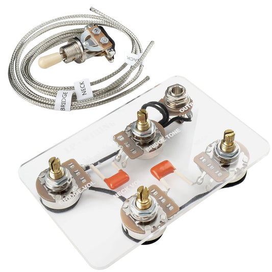 Musiclily Pro LP STD Modern 60s Pre-wired Wring Harness Kit Upgrade