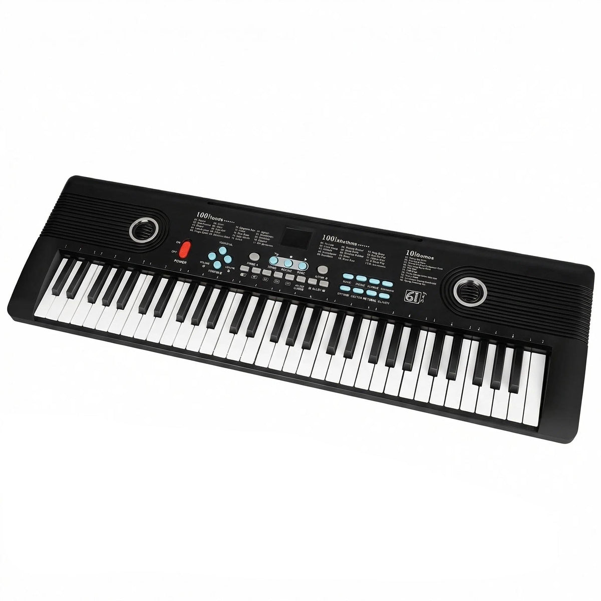 61 key keyboard Piano,Portable Electronic Digital Piano,Built In Dual Speakers,External Microphone,Power Plug,Rich Teaching Content,Multi-Functional Electronic Piano Suitable For Beginners iiw88