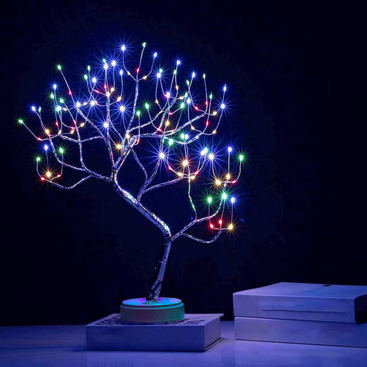 20" 108 LED Tabletop Bonsai Tree Light, Sparkly Fairy Spirit Tree Lights