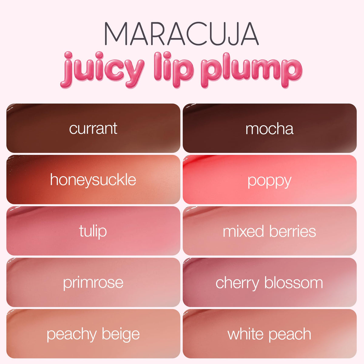 tarte maracuja juicy lip plump – Hydrating & Volumizing Lip Plumper Gloss Balm with Nourishing Hyaluronic Acid, Plumps & Moisturizes, Vegan & Cruelty-Free, full size, cherry blossom