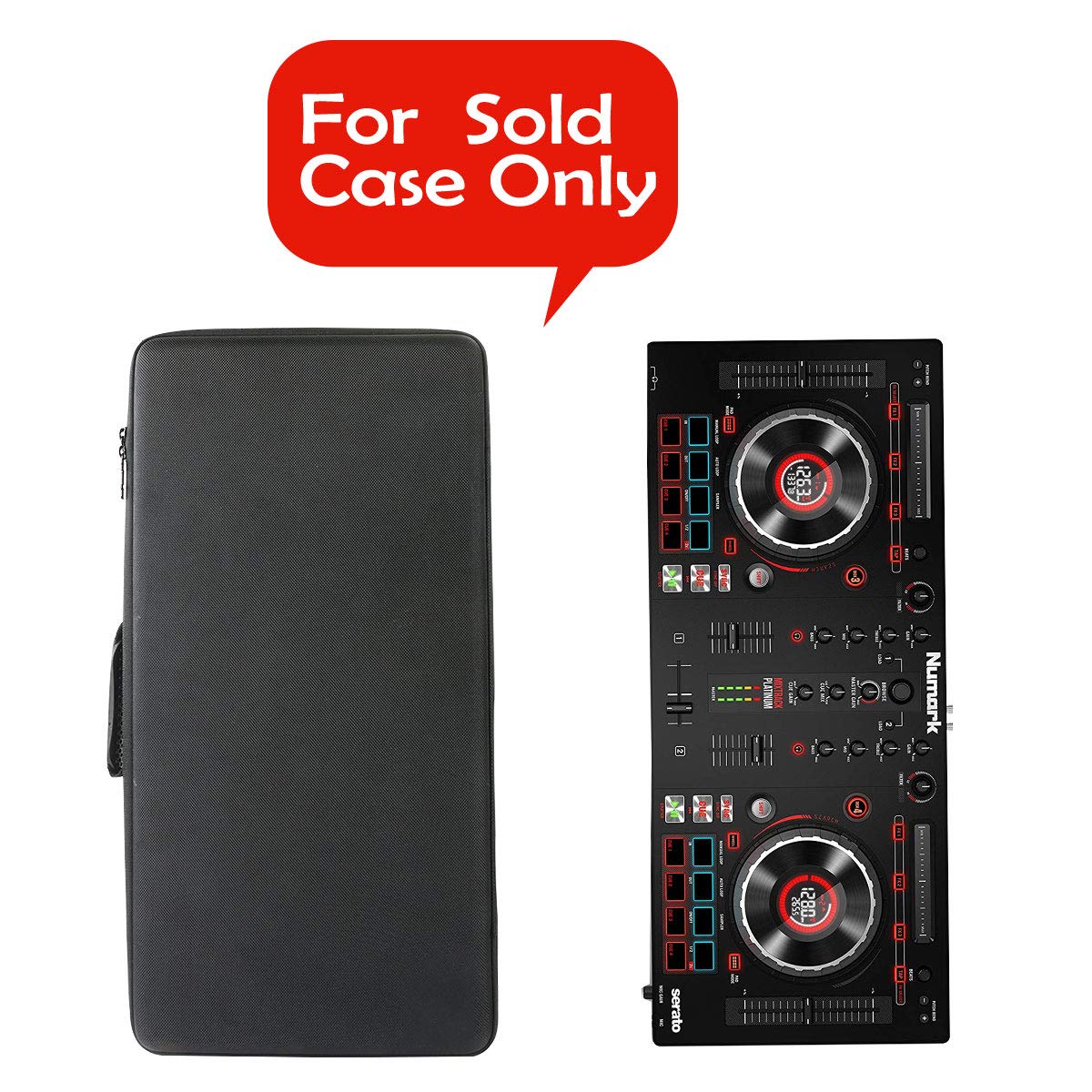 khanka Hard Travel Case for Numark Mixtrack Platinum Pro FX/FX/Pro 3 | Serato DJ Controller