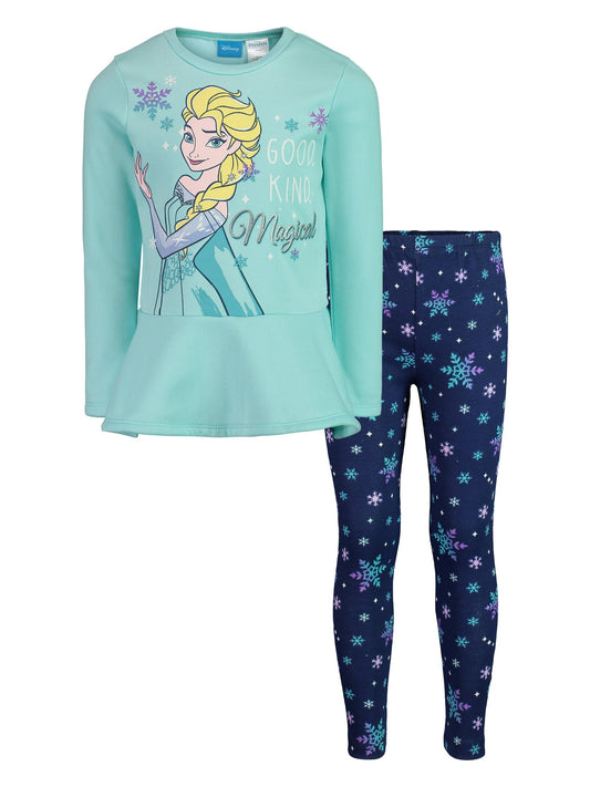 Disney Frozen Toddler Girls' Elsa Turquoise Navy 4T