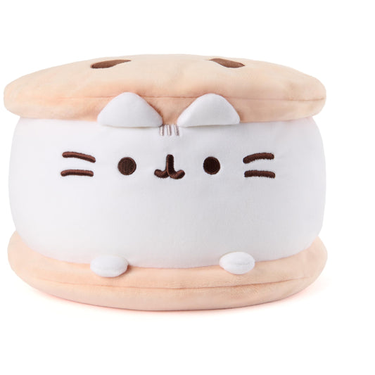 GUND Pusheen Cookie Ice Cream Sandwich Squisheen 11" Squishy Plush; Ages 8+