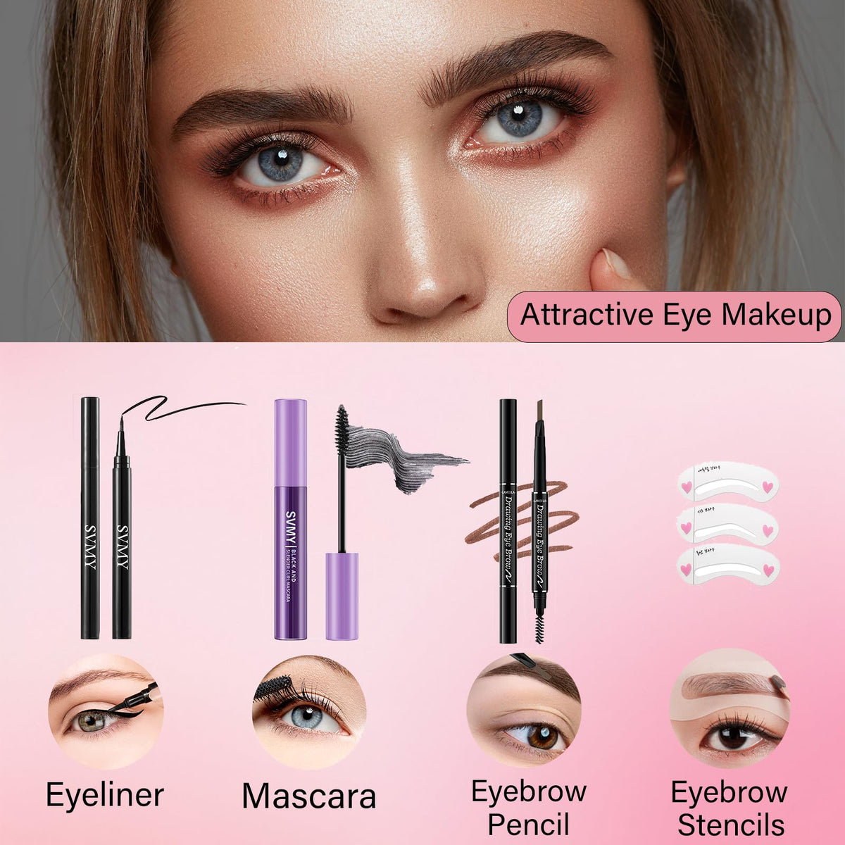 Makeup Set for Women, Makeup Full Kit for Beginners & Professionals, Travel Makeup Set for Teens & Adults, Makeup Gift Set for Girls, Eyeshadow Palette, Lip Gloss, Face & Eye Make up